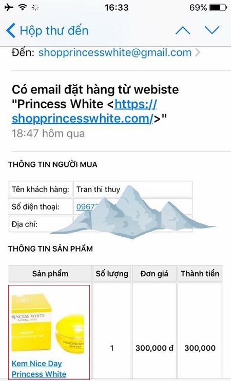mua kem nice day princess white tại web