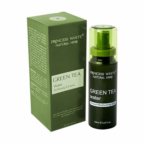 Xịt Khoáng Princess White: Xịt Khoáng Trà Xanh Green Tea Water